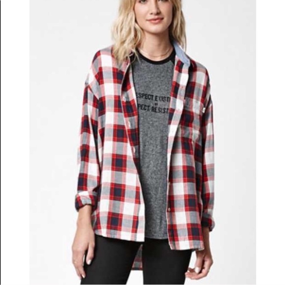 Obey Tops - Obey Plaid Shirt Obey Tops - Obey Plaid Shirt